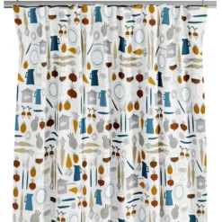 Arvidssons textil Gardintyger Mönstrade|Arvidssons Textil|Dinner petrol tyg