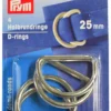Prym Diverse|D-ring silver 25mm