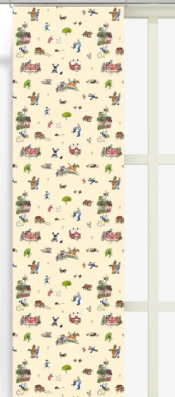 Arvidssons textil Panelgardiner|Emil I Katthult – Beige Panelgardin