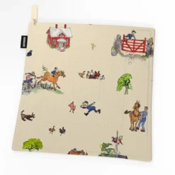 Arvidssons textil Grillvante & Grytlappar|Emil I Katthult – Grytlapp Beige