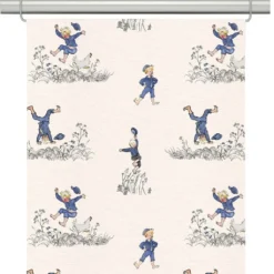 Arvidssons textil Panelgardiner|Emils Glädjeskutt beige panelgardiner