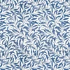 Nordisk Textil Arts & Crafts Tyger|Gardintyger Mönstrade|Ester blå tyg – klassiskt bladmönster i blått
