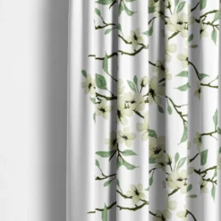 Arvidssons textil Gardiner Mönstrade|Fägring grön gardiner