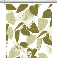 Arvidssons textil Panelgardiner|Fikabordet grön panelgardiner
