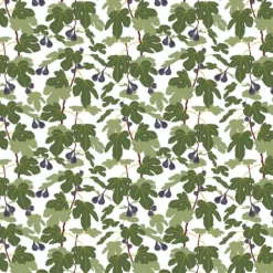 Arvidssons textil Gardintyger Mönstrade|Arvidssons Textil|Fikonträd grön tyg