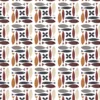Arvidssons textil Gardintyger Mönstrade|Arvidssons Textil|Fina fisken rost tyg – lekfullt designat med retro känsla