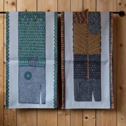 Ekelund Bordslöpare|Ekelund Löpare|Fiskben löpare 35x120 - Design av Stig Lindberg