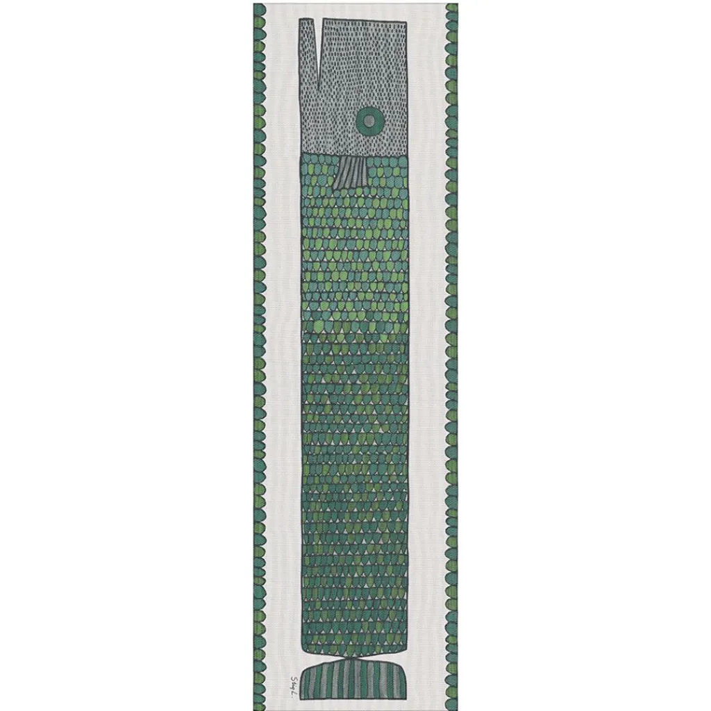 Ekelund Bordslöpare|Ekelund Löpare|Fiskben löpare 35x120 - Design av Stig Lindberg