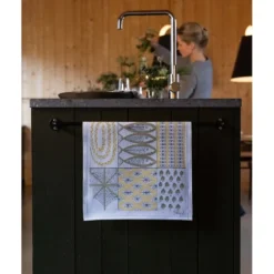 Ekelund Kökshandduk|Fiskglänta kökshandduk 35X50 - Design av Stig Lindberg