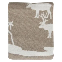 Arvidssons textil Ullplädar|Fjällvandring beige ullpläd