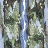Arvidssons textil Gardintyger Mönstrade|Arvidssons Textil|Fjällvandring Bård grön-blå tyg
