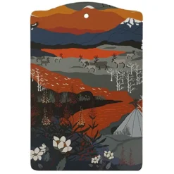 Arvidssons textil Brickor|Fjällvandring orange serveringsbräda