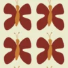 Arvidssons textil Gardintyger Mönstrade|Arvidssons Textil|Fjäril rost tyg