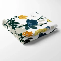 Arvidssons textil Bordsduk|Fjärilsträdgården blå-gul bordsduk
