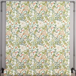 Nordisk Textil Arts & Crafts Tyger|Gardintyger Mönstrade|Flora grön tyg