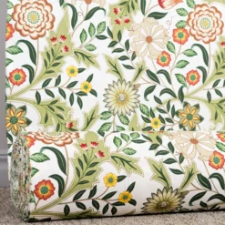 Nordisk Textil Arts & Crafts Tyger|Gardintyger Mönstrade|Flora grön tyg