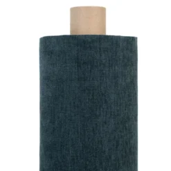 Nordisk Textil Enfärgade Möbeltyger|Flow deep atlantic möbeltyg – Mjuk & slitstark chenille