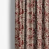 Arvidssons textil Gardintyger Mönstrade|Arvidssons Textil|Fýri beige-röd linnelook tyg