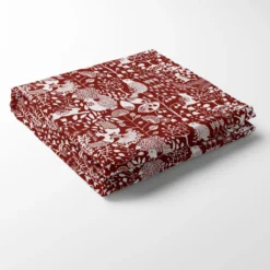 Arvidssons textil Juldukar|Bordsduk|Fýri röd bordsduk