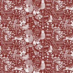 Arvidssons textil Juldukar|Bordsduk|Fýri röd bordsduk