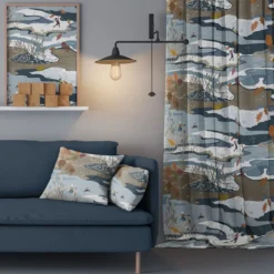 Arvidssons textil Gardintyger Mönstrade|Arvidssons Textil|Friska vindar beige tyg