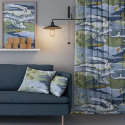 Arvidssons textil Gardintyger Mönstrade|Arvidssons Textil|Friska vindar grön tyg