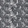 Arvidssons textil Juldukar|Bordsduk|Fýri svart bordsduk