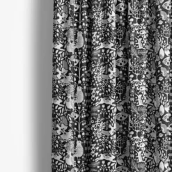 Arvidssons textil Gardiner Mönstrade|Fýri svart gardiner