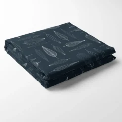 Arvidssons textil Bordsduk|Frostblad blå bordsduk