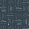 Arvidssons textil Gardintyger Mönstrade|Arvidssons Textil|Frostblad blå tyg – metervara med bladmotiv