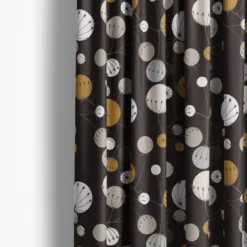 Arvidssons textil Gardintyger Mönstrade|Arvidssons Textil|Frö svart-grå tyg