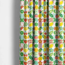 Arvidssons textil Gardiner Mönstrade|Fruktstund multi gardiner