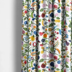 Arvidssons textil Gardintyger Mönstrade|Arvidssons Textil|Fruktträd multi tyg – Färgstarkt och lekfullt mönster