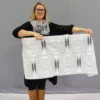 Arvidssons textil Gardinkappor Mönstrade|Rea Gardiner|Fuji svart gardinkappa metervara
