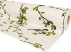 Arvidssons textil Gardintyger Mönstrade|Arvidssons Textil|Gläntan grön tyg