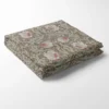 Nordisk Textil Bordsduk|Grace brun bordsduk - Klassisk blommig Arts and Crafts design