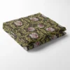 Nordisk Textil Bordsduk|Grace rosa-grön bordsduk - Klassisk blommig Arts and Crafts design