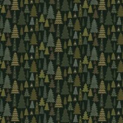 Arvidssons textil Gardintyger Mönstrade|Arvidssons Textil|Granby mörkgrön-grön tyg