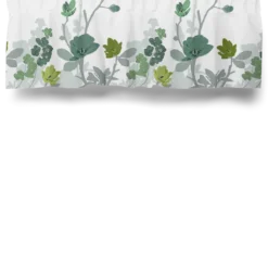 Arvidssons textil Gardinkappor Mönstrade|Rea Gardiner|Grandiflora grön gardinkappa metervara