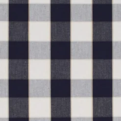 Rutiga Möbeltyger|Gardintyger Mönstrade|Gripsholm klassiskt mörkblå och vit rutigt tyg
