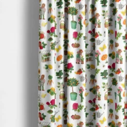 Arvidssons textil Gardintyger Mönstrade|Arvidssons Textil|Gräv & Gro multi - lekfullt tyg med trädgårdsmotiv