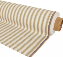 Nordisk Textil Randiga Möbeltyger|Rutor & Ränder|Harlow beige-vit randigt tyg