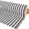 Nordisk Textil Randiga Möbeltyger|Rutor & Ränder|Harlow marinblått randigt tyg