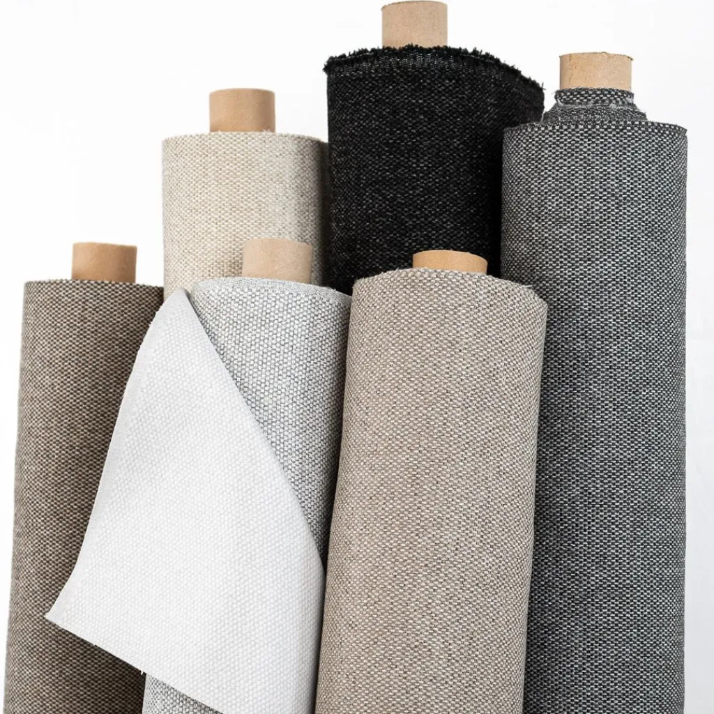 Nordisk Textil Enfärgade Möbeltyger|Harmony Graphite Möbeltyg – Stilrent och Slitstarkt