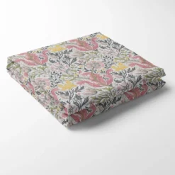Nordisk Textil Bordsduk|Harmony vit-rosa bordsduk