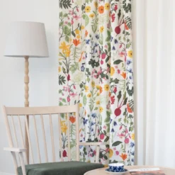 Arvidssons textil Gardiner Mönstrade|Hedemora vit gardin