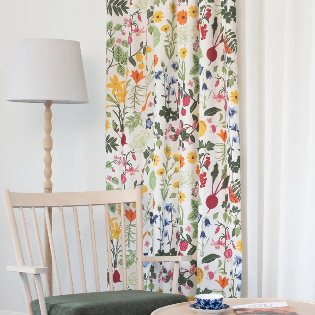 Arvidssons textil Gardintyger Mönstrade|Arvidssons Textil|Hedemora vit tyg