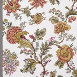 Nordisk Textil Arts & Crafts Tyger|Gardintyger Mönstrade|Heritage vinröd tyg