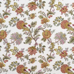 Nordisk Textil Arts & Crafts Tyger|Gardintyger Mönstrade|Heritage vinröd tyg