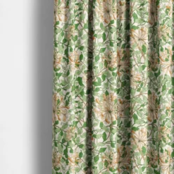 Nordisk Textil Gardiner Mönstrade|Honeysuckle aprikos gardiner